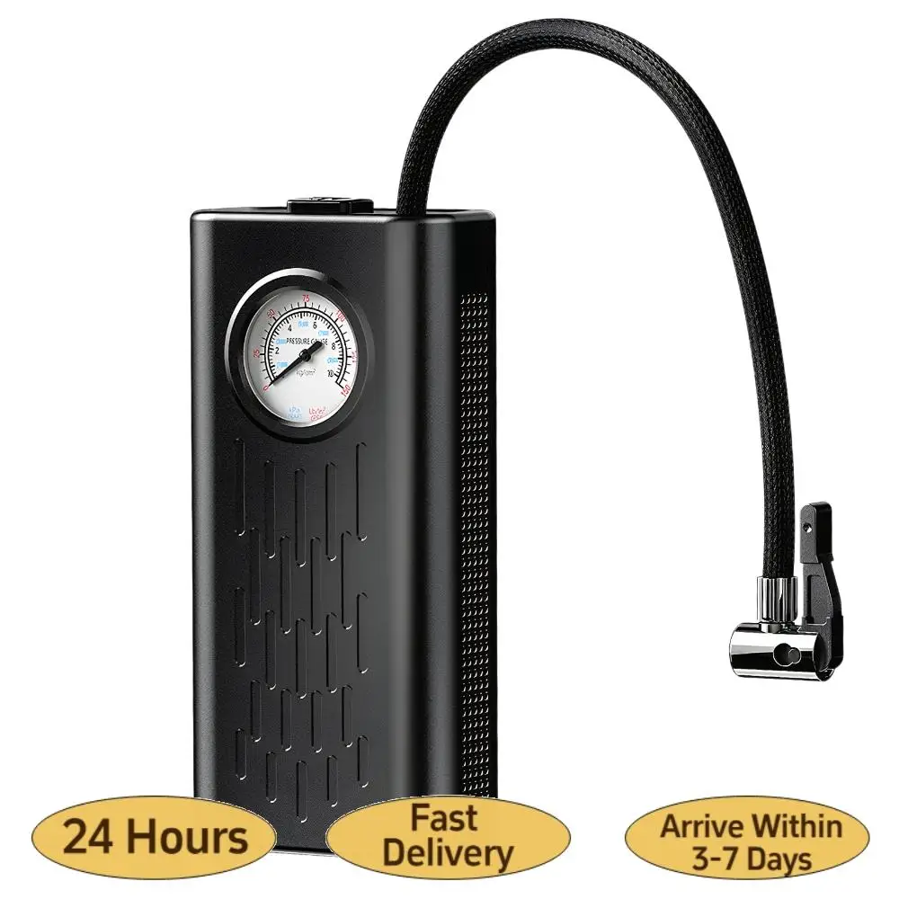 

Портативный компрессор для подкачки шин с манометром, беспроводной насос для автомобильных шин