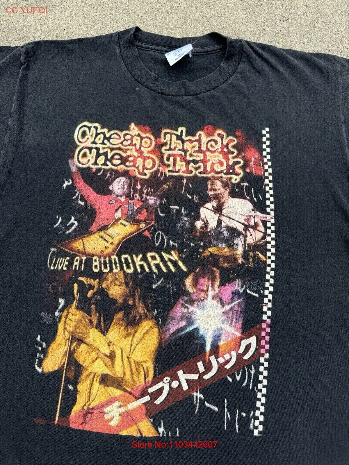 Vintage 1996-97 Cheap Tricks World Tour T-Shirt Live At Budokan Large