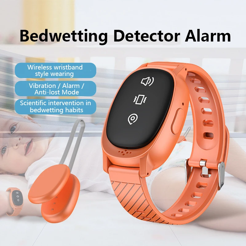 

Portable Wetness Alarm with Anti-Loss Design Wearable Bedwetting Separator Reminder Wristband Alarm For Children Elderly Baby