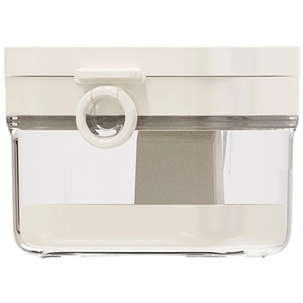 Braces Storage Box with Mirror Lid Two-Tier Interior Silicone Gasket Seal and Optimized Drainage for Daily Maintenance