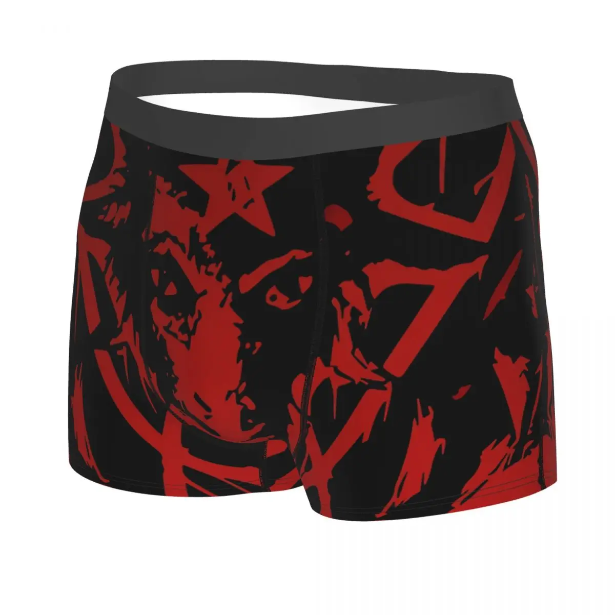 Satanic Phillip Goat Satan Symbo Lucifer Devil Men Boxer Briefs Baphomet Highly Breathable Underpants Print Shorts Gift Idea