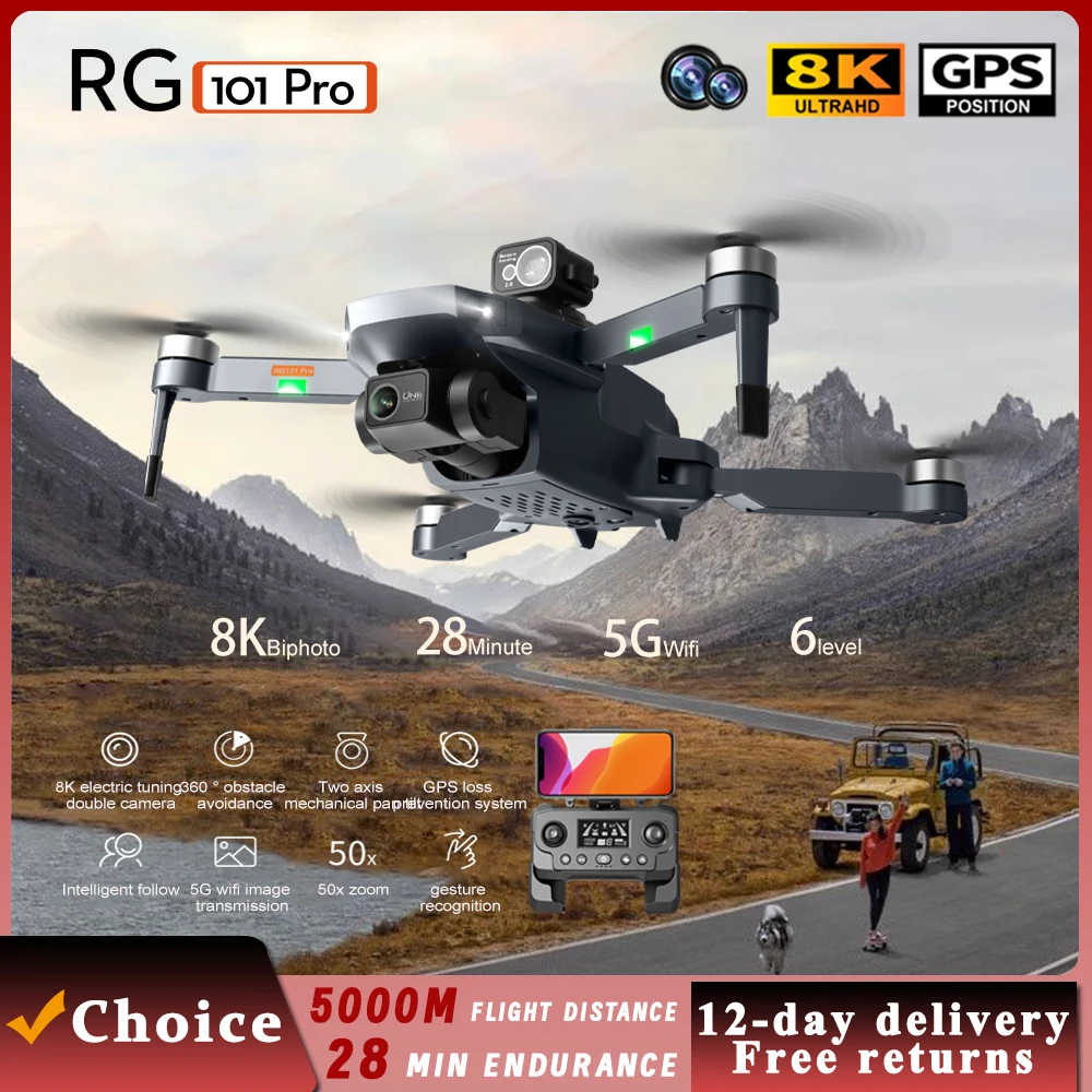 RG101 Pro Drone 5G … - image