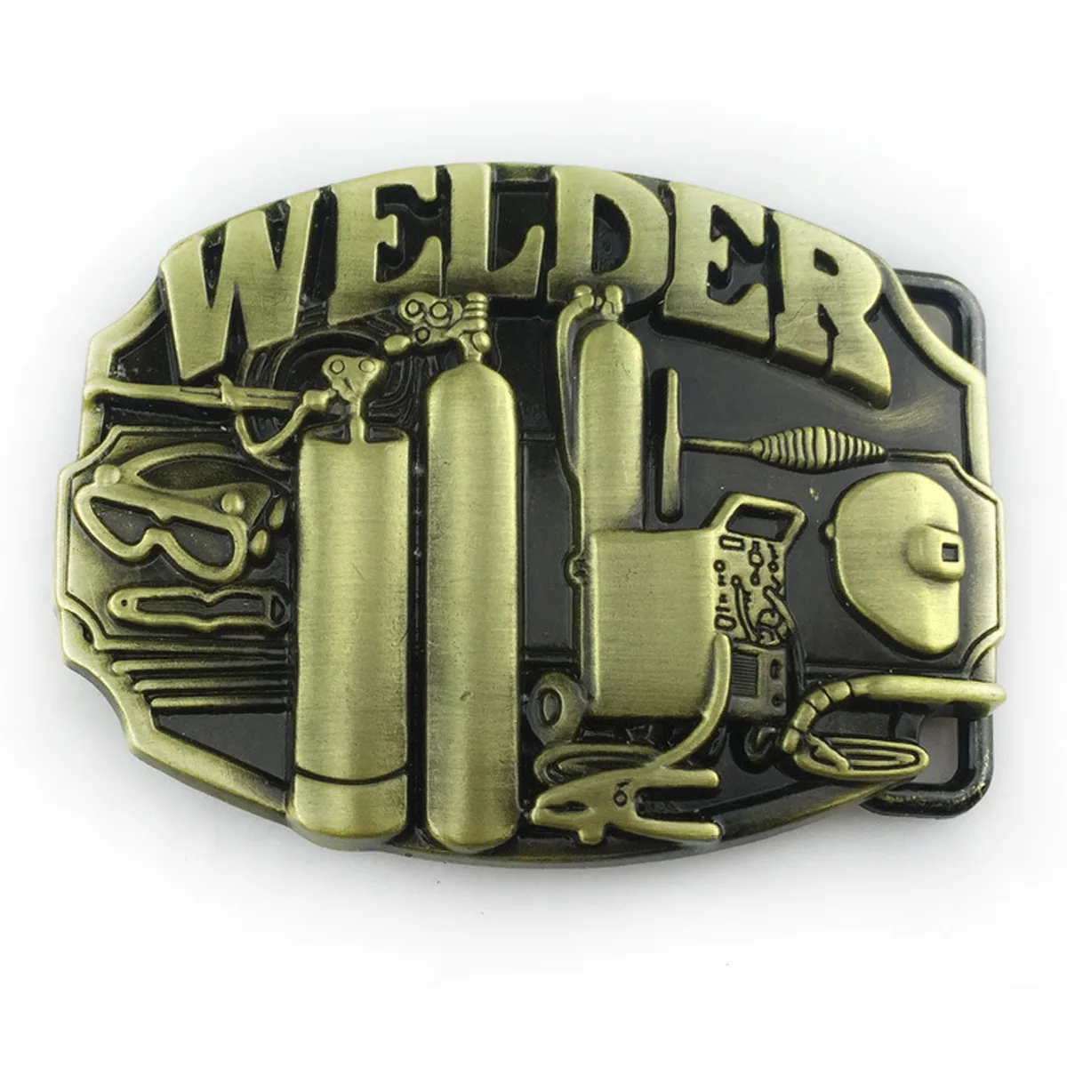 Cheapify Dropshipping Western Cowboys Welder Workers Tools Luxury Brand Design Metal Men Belt Buckles