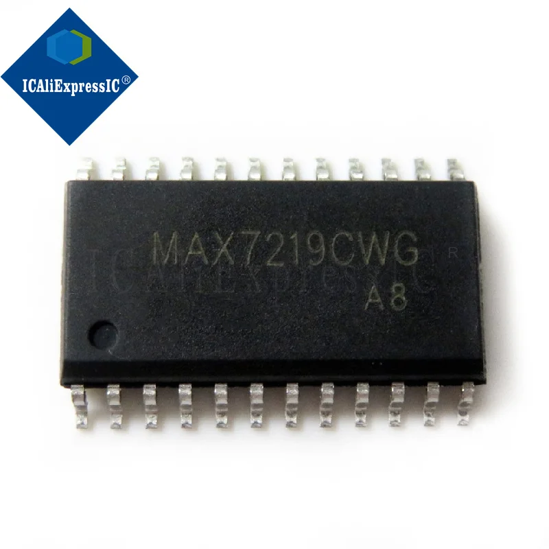 MAX7219CWG, MAX7219 SOP-24, 10 개