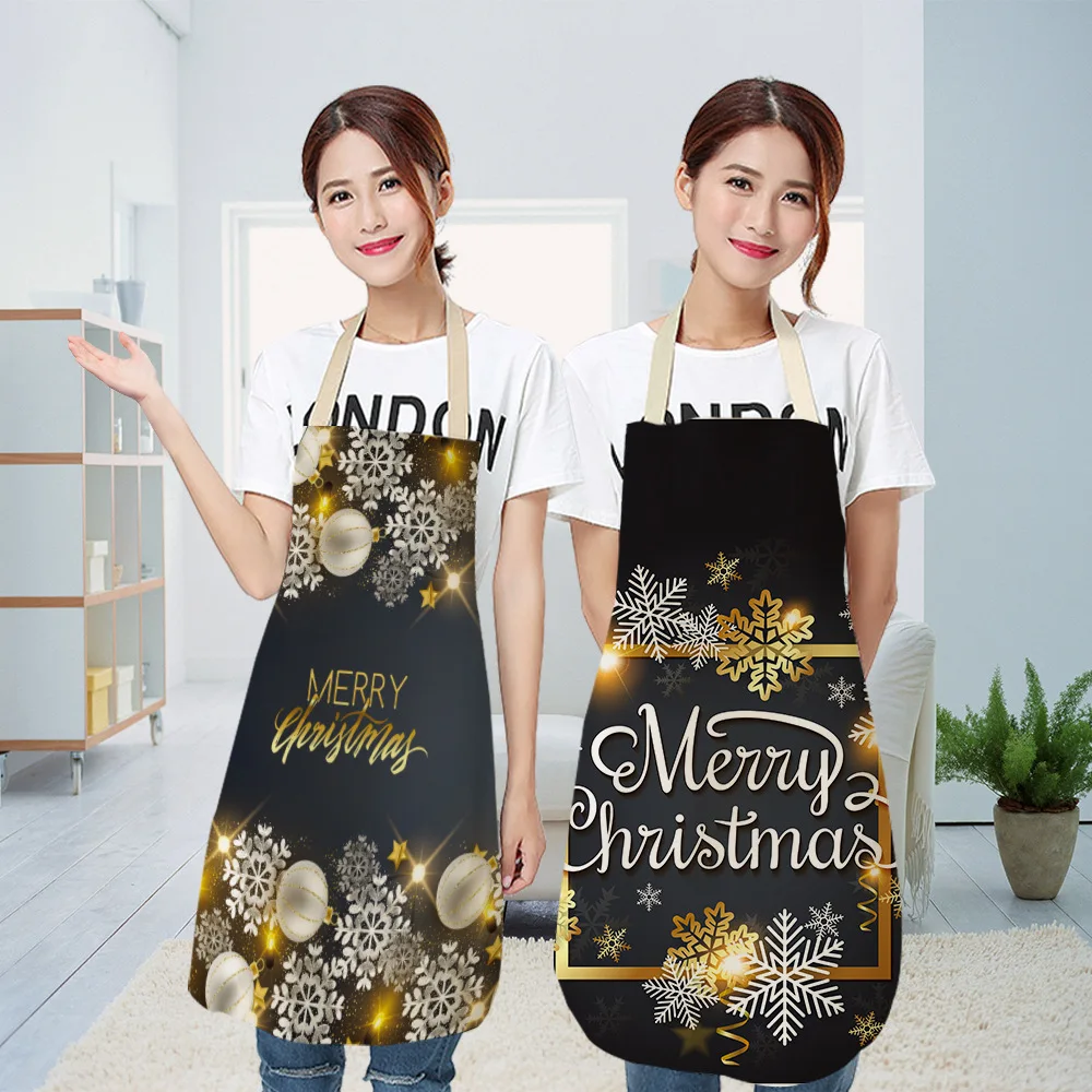 Christmas theme Women kitchen apron Apron for hairdresser aprons for women Men kitchen apron Child apron customizable apron