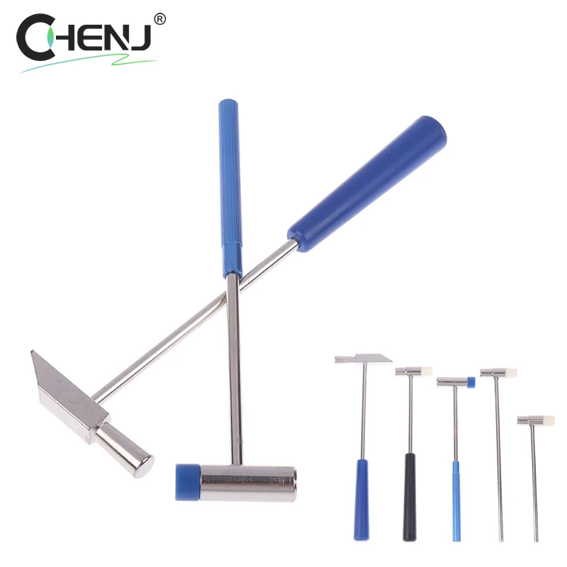 1PC Multifunction Hand Tools Small Hammer Repair Prop DIY Metal Rubber Hammer Double Head For Repair Watch