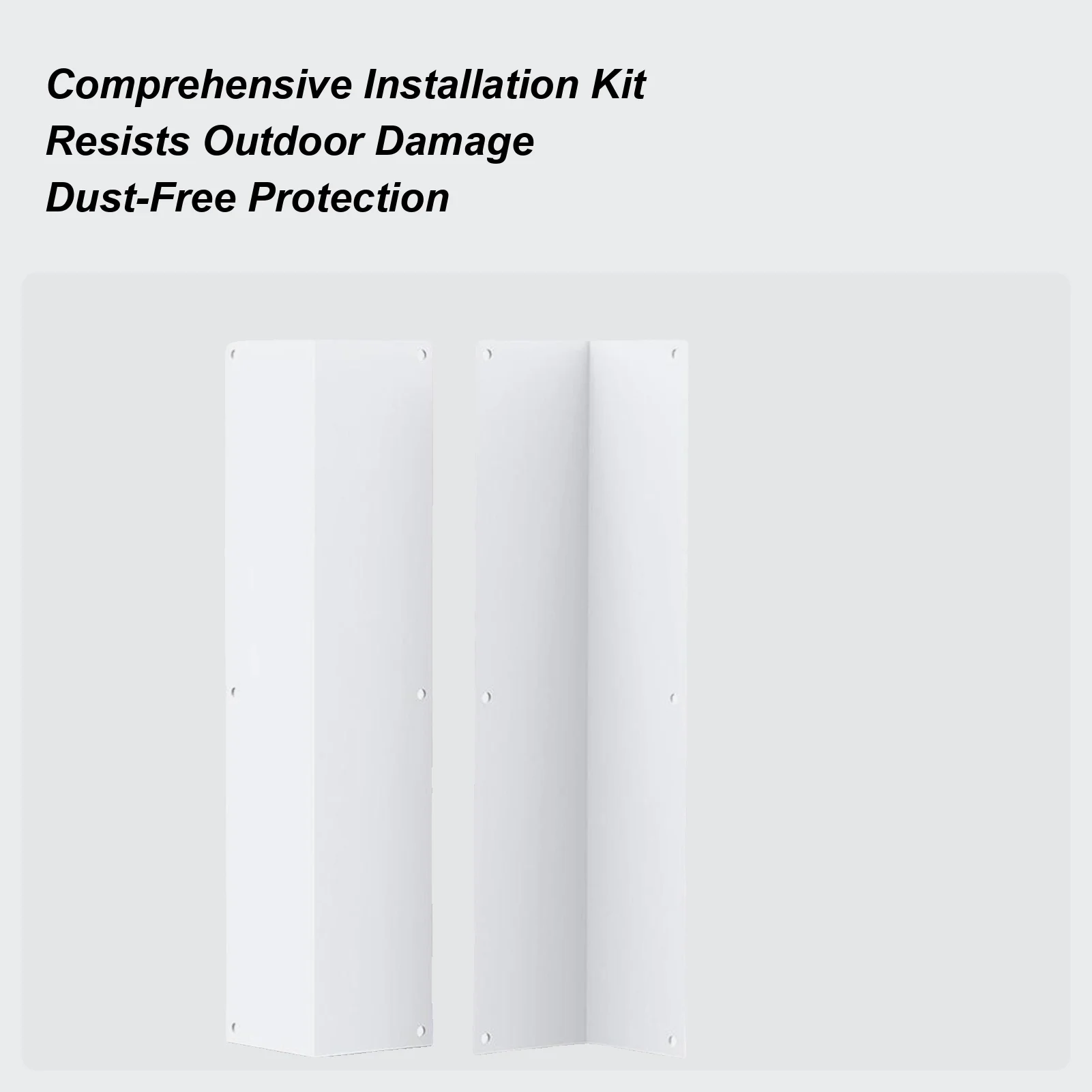 Siding Corner Protector 2 Pieces 90 Degree Angle Smooth Whacking Protection Outside Corner Wall Panels Trim For Home House