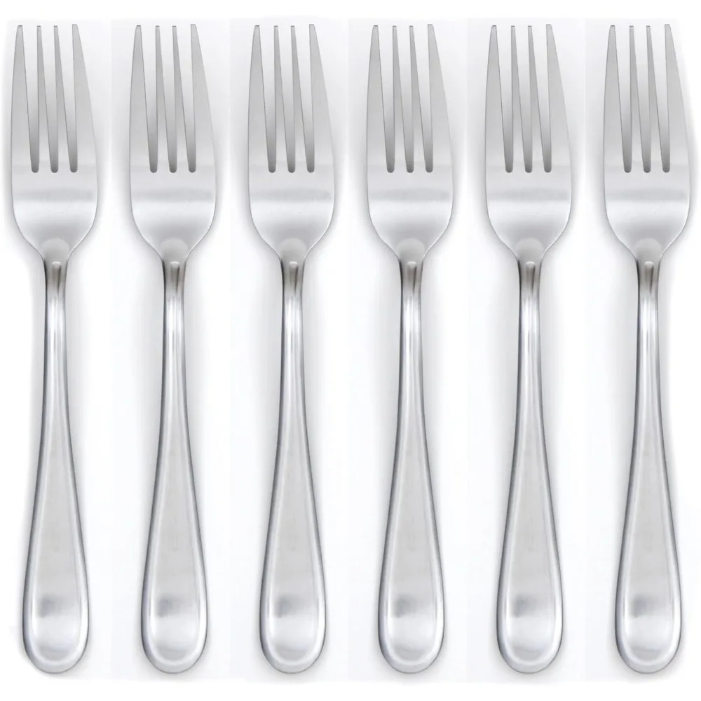 

Атласные обеденные вилки Malibu, набор из 6 шт.