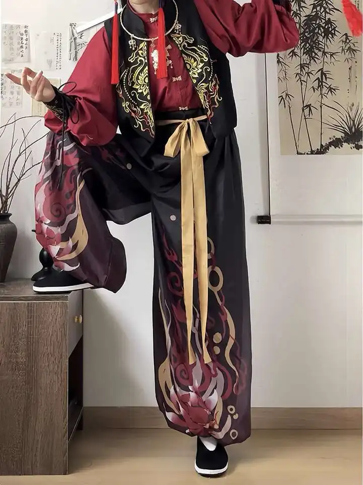 New Nezha Conquers The Dragon King Ne Zha Carnival Costume