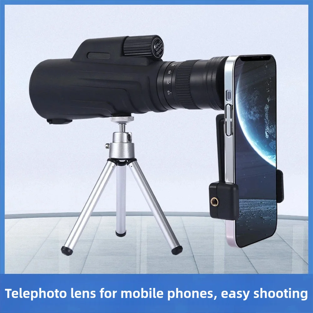 Portable Zoom HD Telescope Folding Long Distance Mini Powerful Telescope for Hunting Sports Outdoor Camping Travel