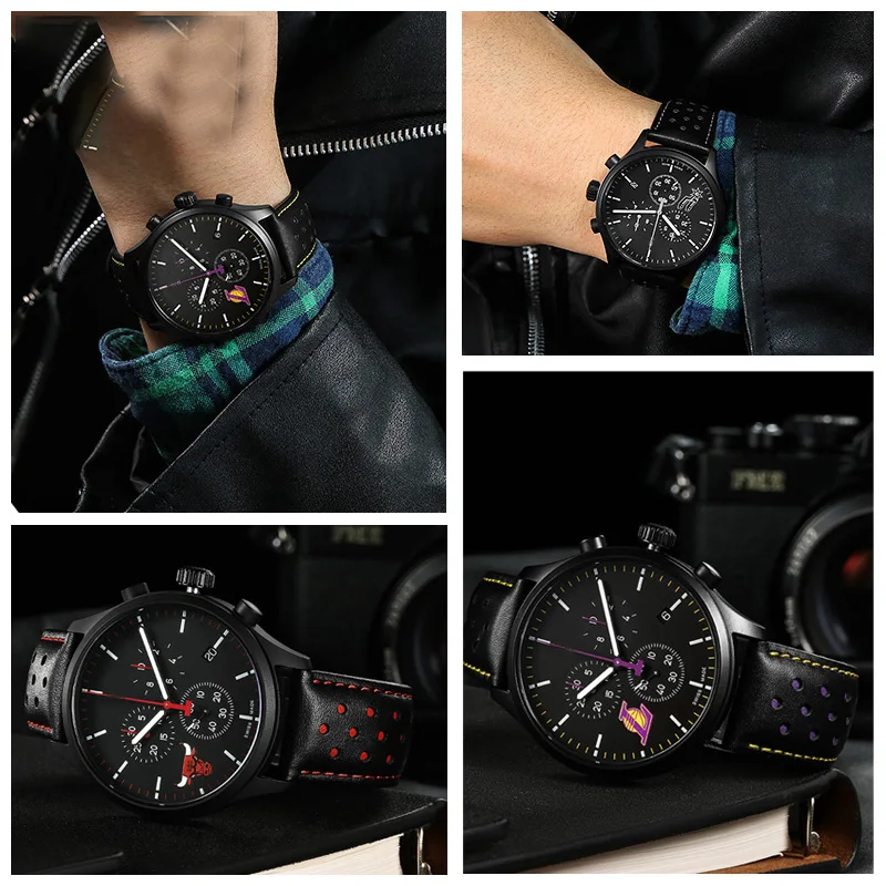 سوار ساعة من الجلد الطبيعي لسرعة تيسو ، علامة تجارية مشتركة NBA ، سوار من جلد البقر ذو الطبقة العليا ، حزام 22 من أجل Tag Heuer ، Tse617