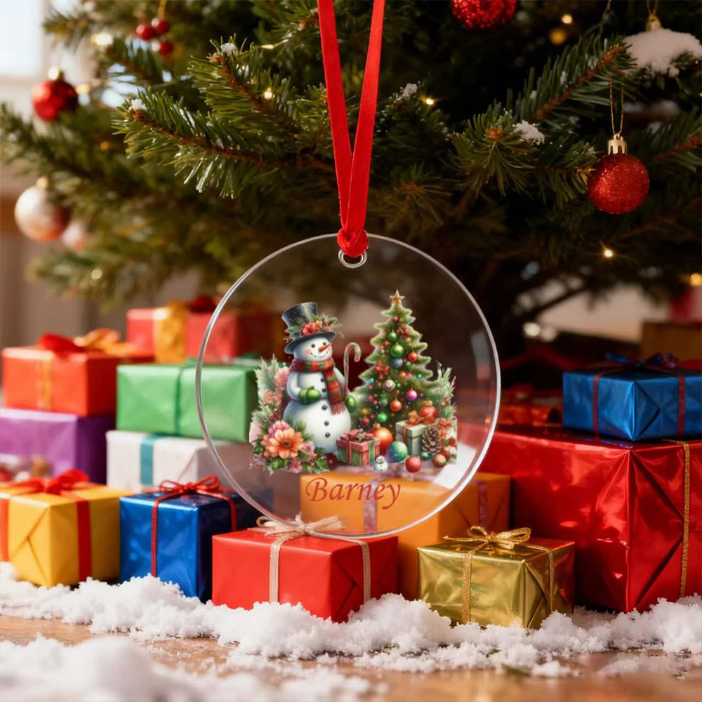 قطعة واحدة من زخارف نمط الاسم الشخصي المخصص، وديكورات العطلات، وهدايا عيد الميلاد، وهدايا عيد الميلاد #3