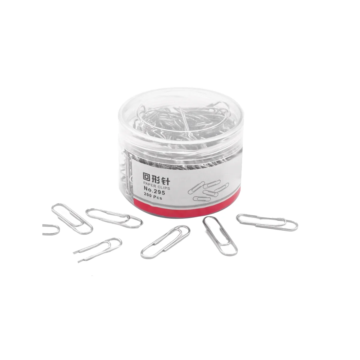 Nickel-Plated Paper Clip Back-Type Buckle Back-Line Needle Clip File Paper Office Supply Paper Clip