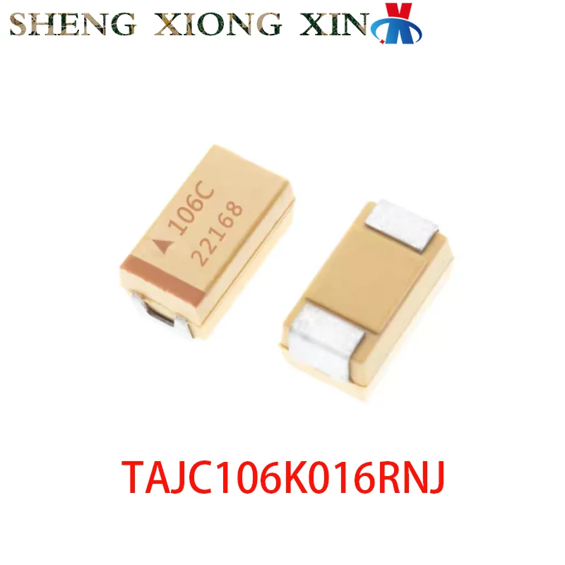 20pcs/lot 100% NEW TAJC106K016RNJ SMD Tantalum capacitors TAJC106K 106K General Purpose SMT Chip