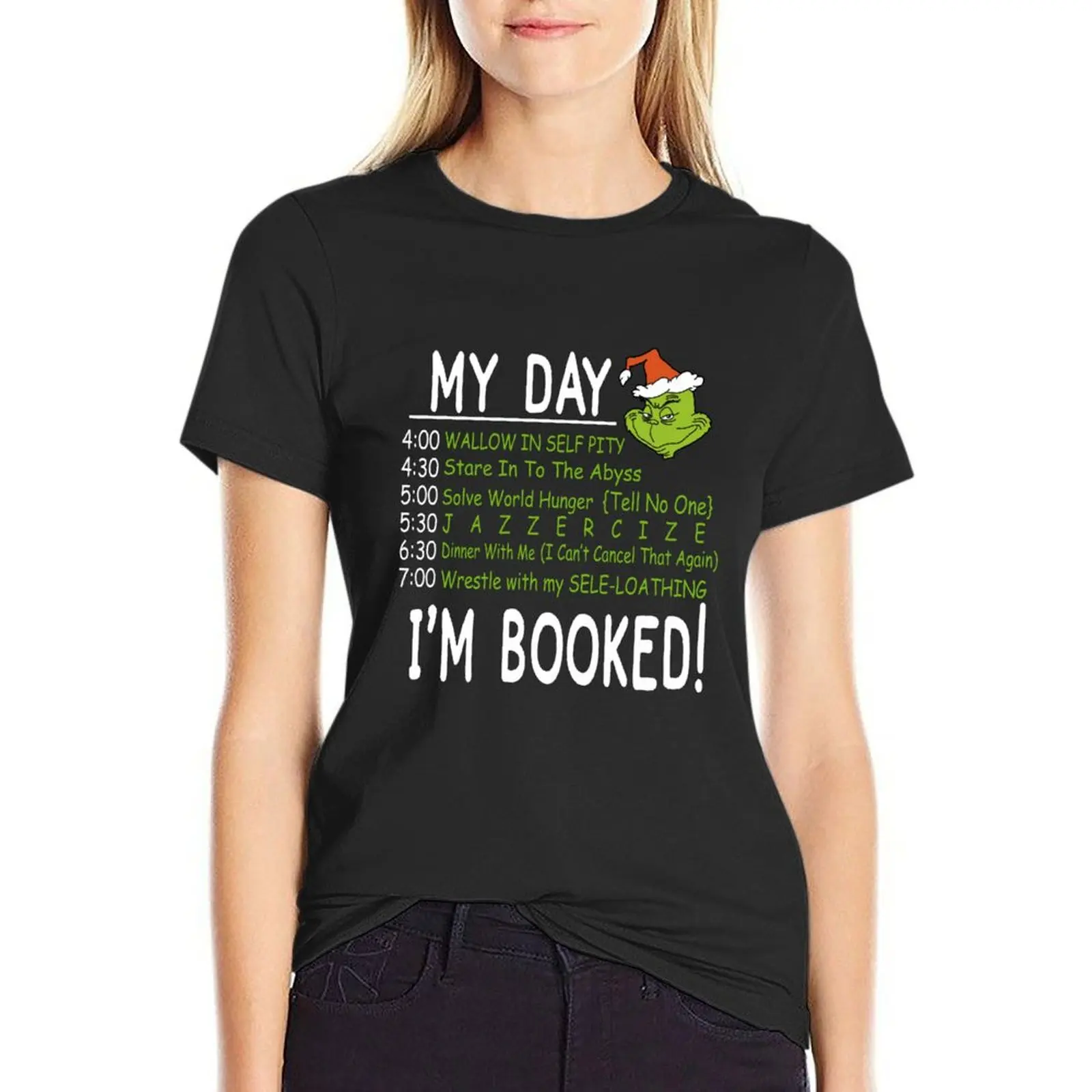 

My Day Im Booked T-shirt plus size tops female tshirts for Women