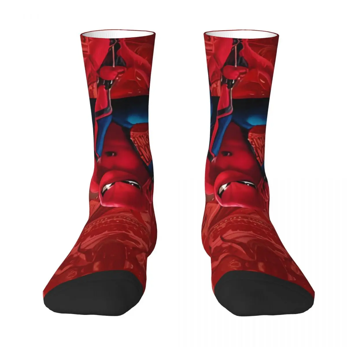 De Amazing Spider-Man Sokken Film Elegante Kousen Paar Ademende Hardloopsokken Winter Design Antislipsokken