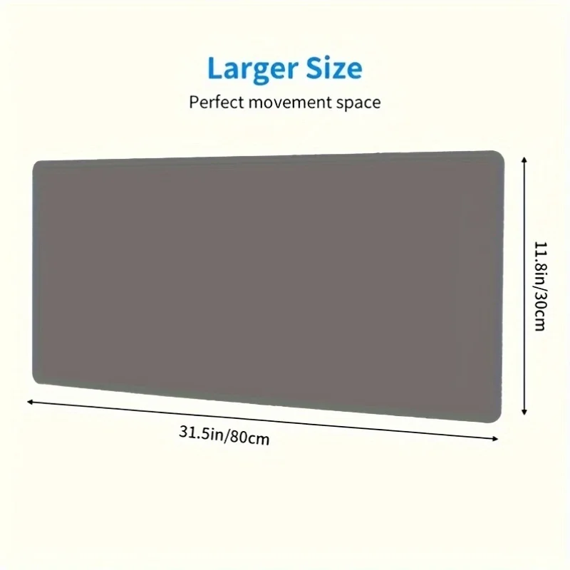 Large gaming mouse pad 900x400 Black and white design of table pad precision comfort non-slip rubber for gamers and office use