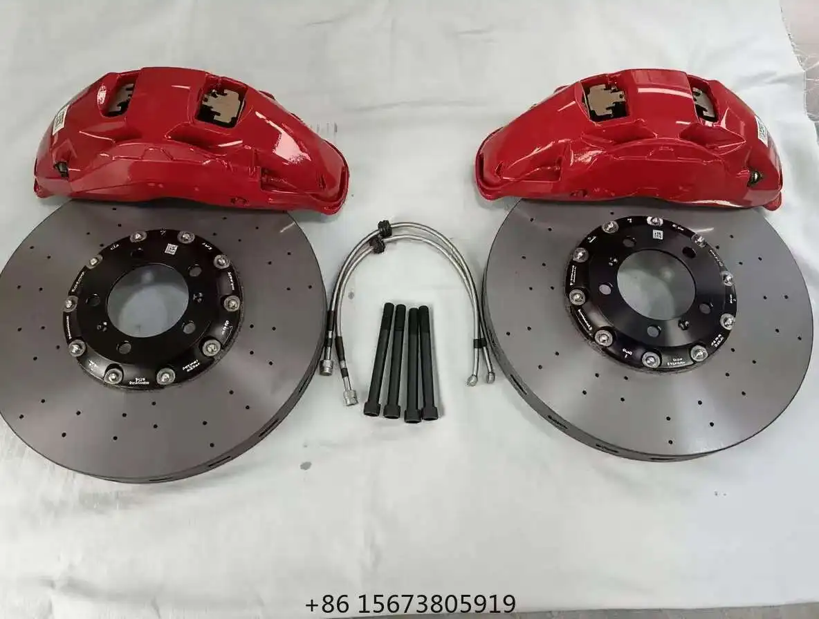 

Custom CCB Carbon Ceramic Disc 420-440mm 10 Piston Brake Caliper Kit for 911 718 992 763m F22 2016 S7 Q7