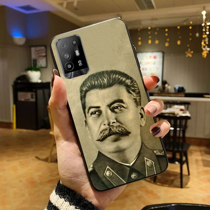 Stalin Soviet funda Phone cover For OPPO A74 A78 A98 A94 A54 A72 5G A57 A96 A53 A9 A73 2020 A53S 4G Cases coque