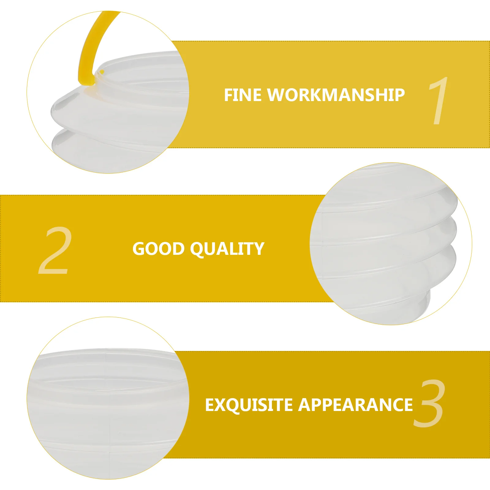 

2Pcs Folding Portable Painting Brush Buckets Multifunctional Brush Washers with Handle Compact Space Saving for Artists Art