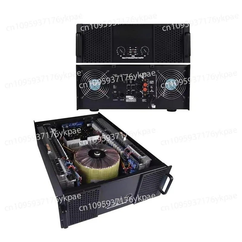 Class H Circuit 4U 2 Dual Channel 2 * 3200W Power Amplifier Audio Professional