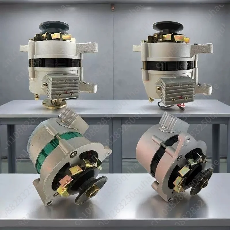 12V 14V Permanent Magnet DC Generator, Pure Copper Brushless Alternator for Farm Vehicle Tricycle Tractor Conversion