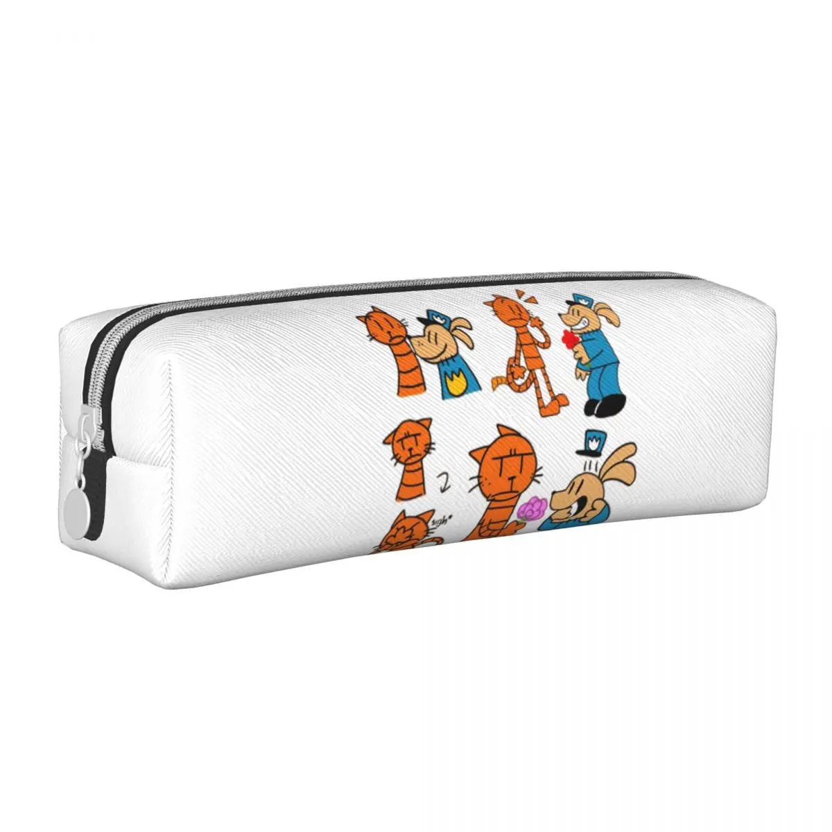 الكلب رجل ليل بيتي والكبير بيتي مروحة الفن مقلمة أكياس القلم صندوق القلم للبنين بنات مدرسة مكتب قلم رصاص الحقيبة حقيبة مستحضرات التجميل