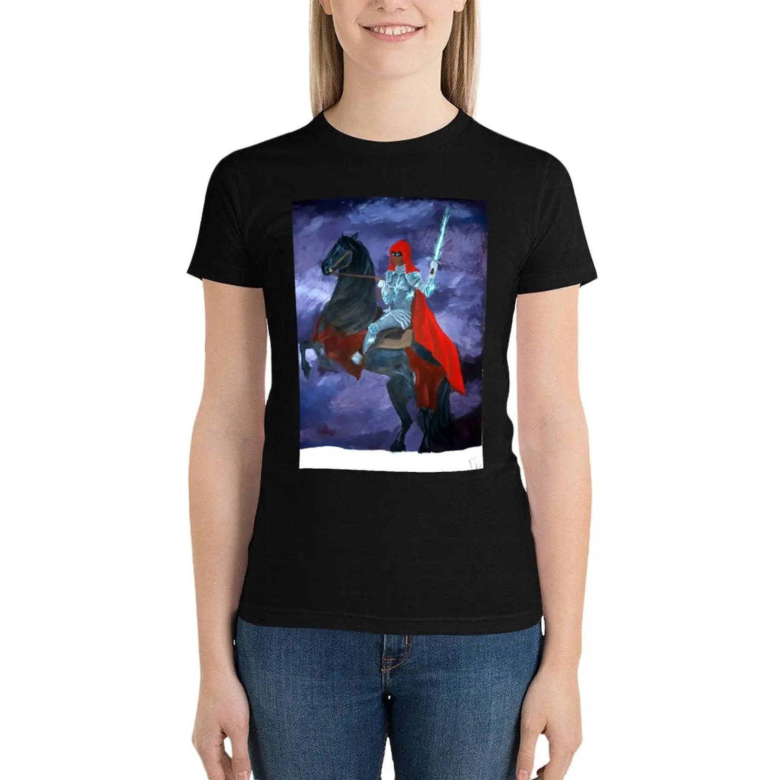 Ice Knight T-Shirt plus size tops tees Short sleeve tee Women's t-shirt