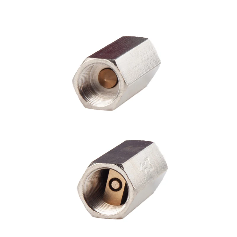 Elettrovalvola Pneumatic Check Valve 6mm 8mm 10mm 1/4 OD Hose One Way Valve Air Gas Single Way Brass Valve Air Compressor Pipe Fitting Adapter Gas e carburante — dettaglio 4