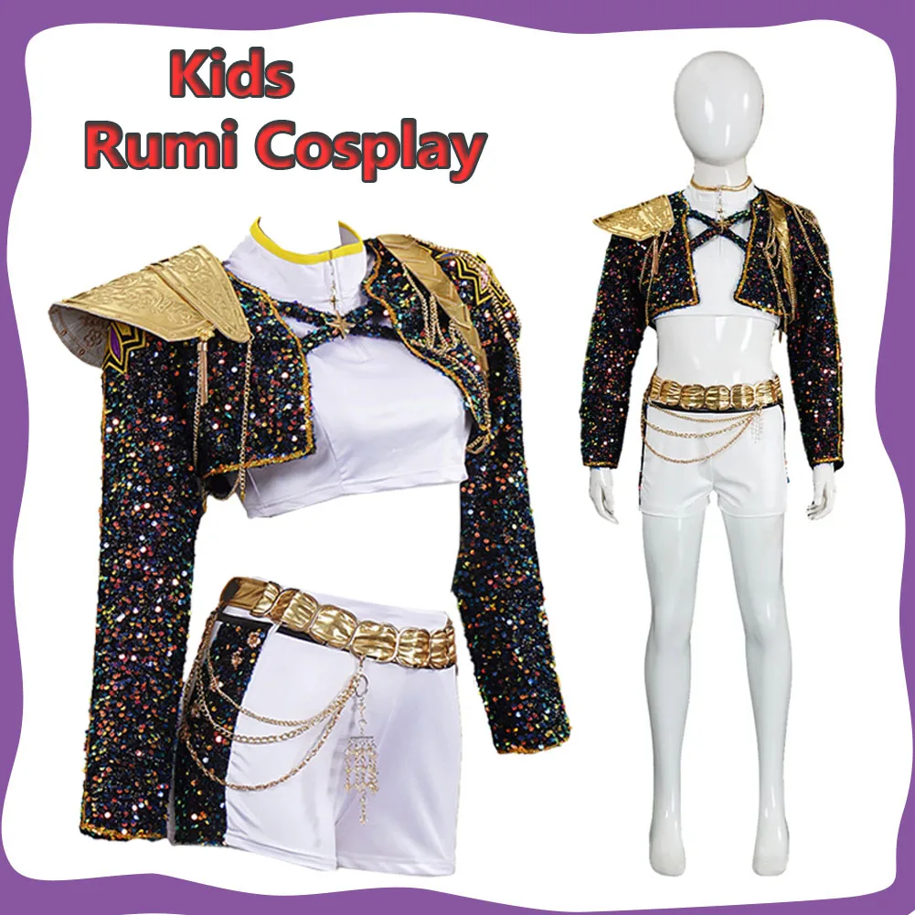 kid-girls-rumi-demon-cosplay-bambini-hunter-black-gloden-costume-chid-halloween-travestimento-performance-sul-palco-gioco-di-ruolo-uniforme