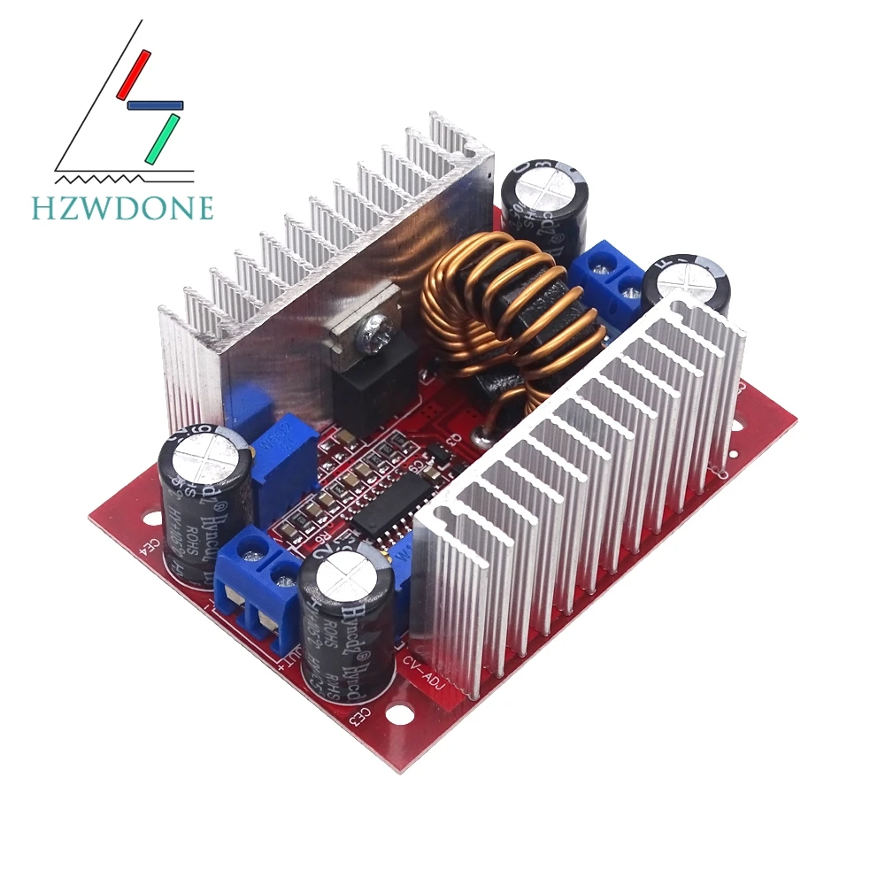 DC 400W 15A Przetwornica podwyższająca napięcie Stałoprądowy zasilacz LED Sterownik 8,5-50V do 10-60V Ładowarka napięciowa Moduł podwyższający napięcie
