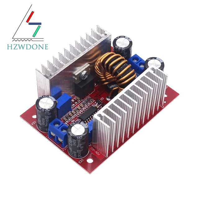DC 400W 15A Przetwornica podwyższająca napięcie Stałoprądowy zasilacz LED Sterownik 8,5-50V do 10-60V Ładowarka napięciowa Moduł podwyższający napięcie