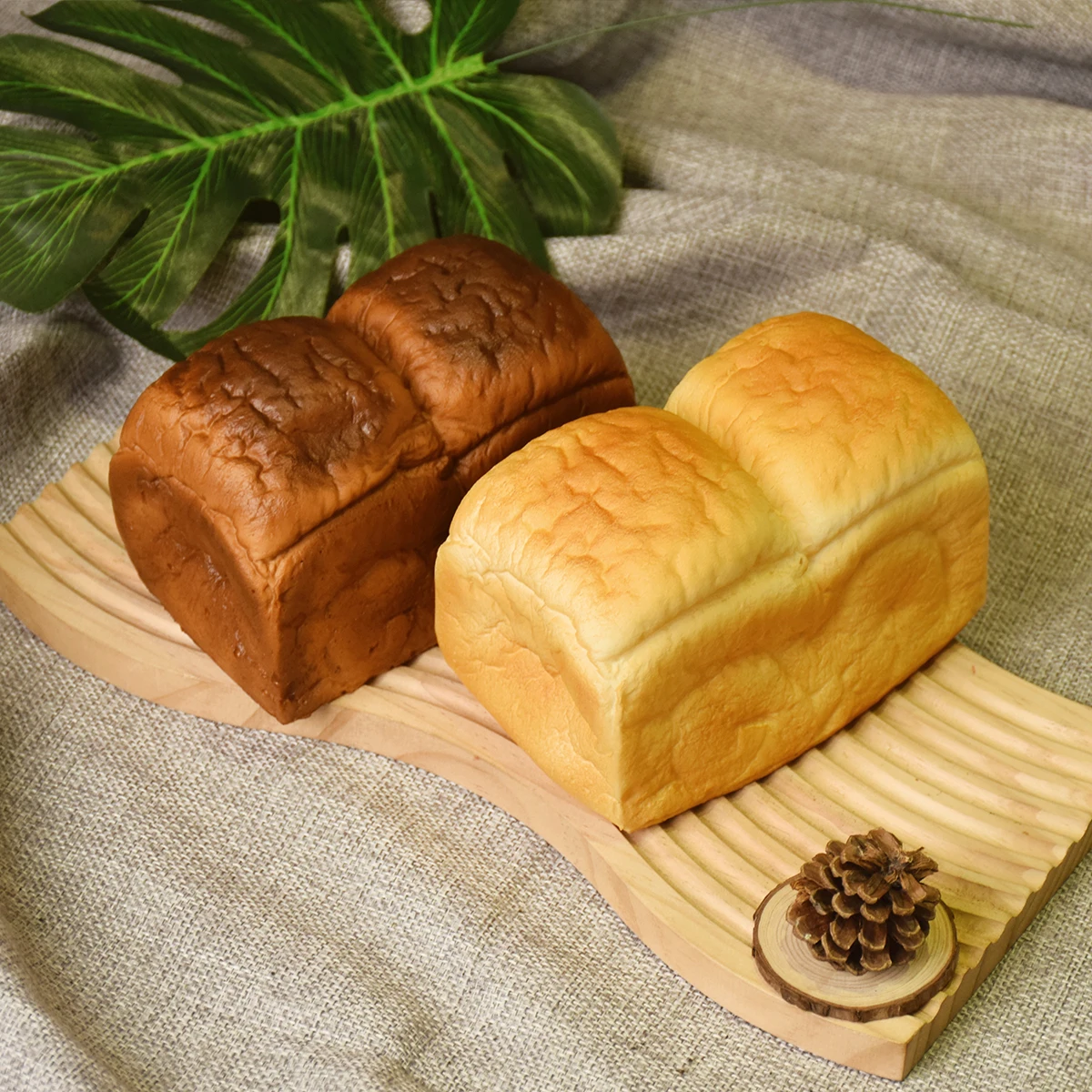 1PC,Simulated Thick Toast Bread,Fake Dessert Pastry Model, Decorative Decoration,Photography Props,Display props