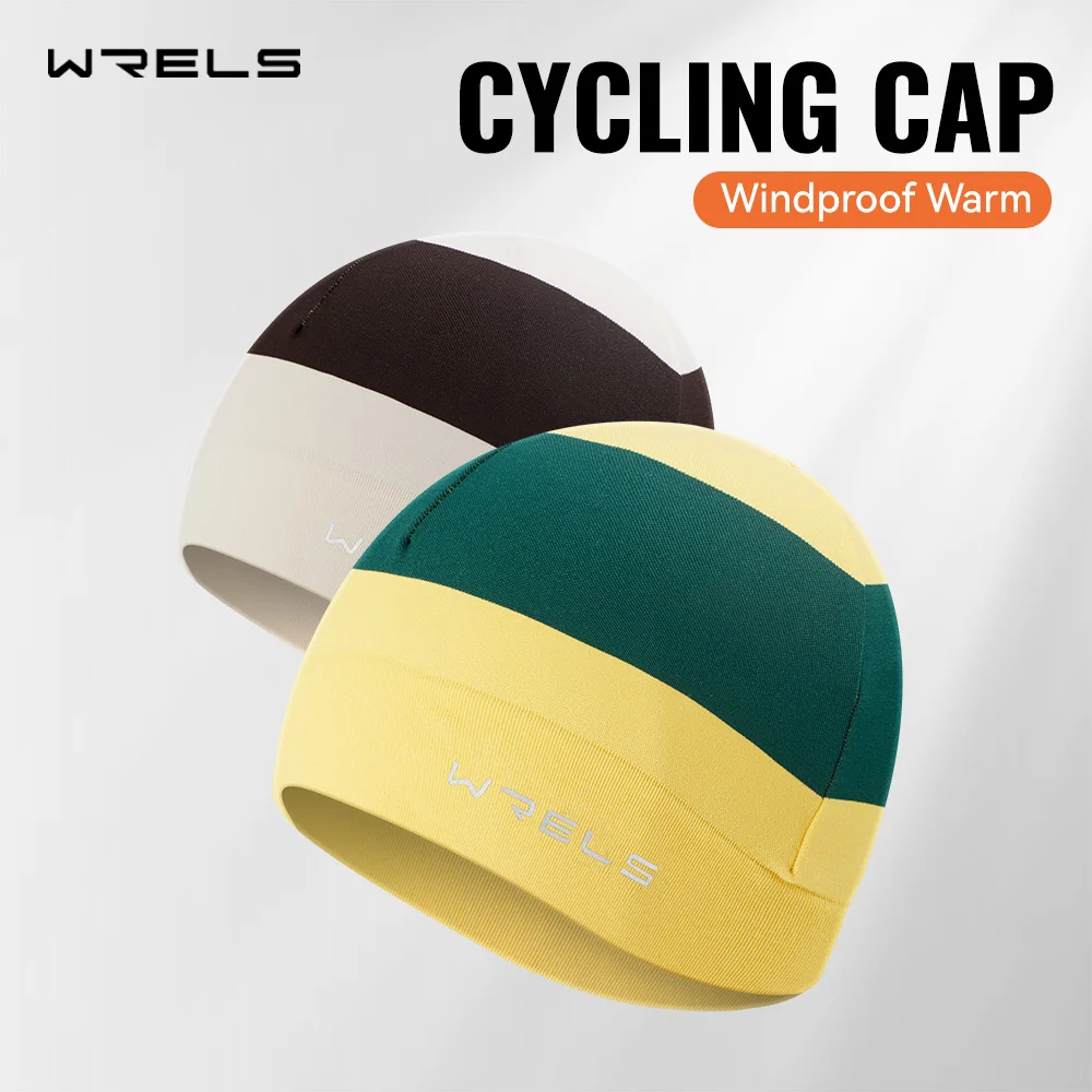 WRELS Wintermütze für Damen und Herren, warme Laufmütze, Outdoor-Sport, thermisches Fleece-Stirnband, winddicht, leichte Beanie-Mütze, Skull Cap