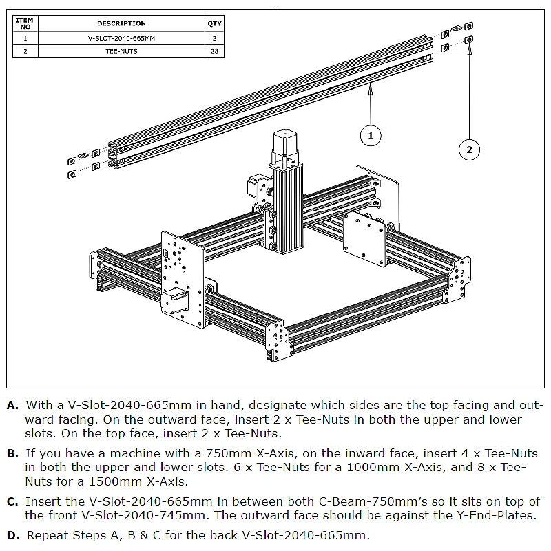 Pacchetto smontato fai da te Router di CNC telaio incisore macchina per incisione Laser 500x750 750x750 750x1000 1000x1000 1000x1500 1500x1500m