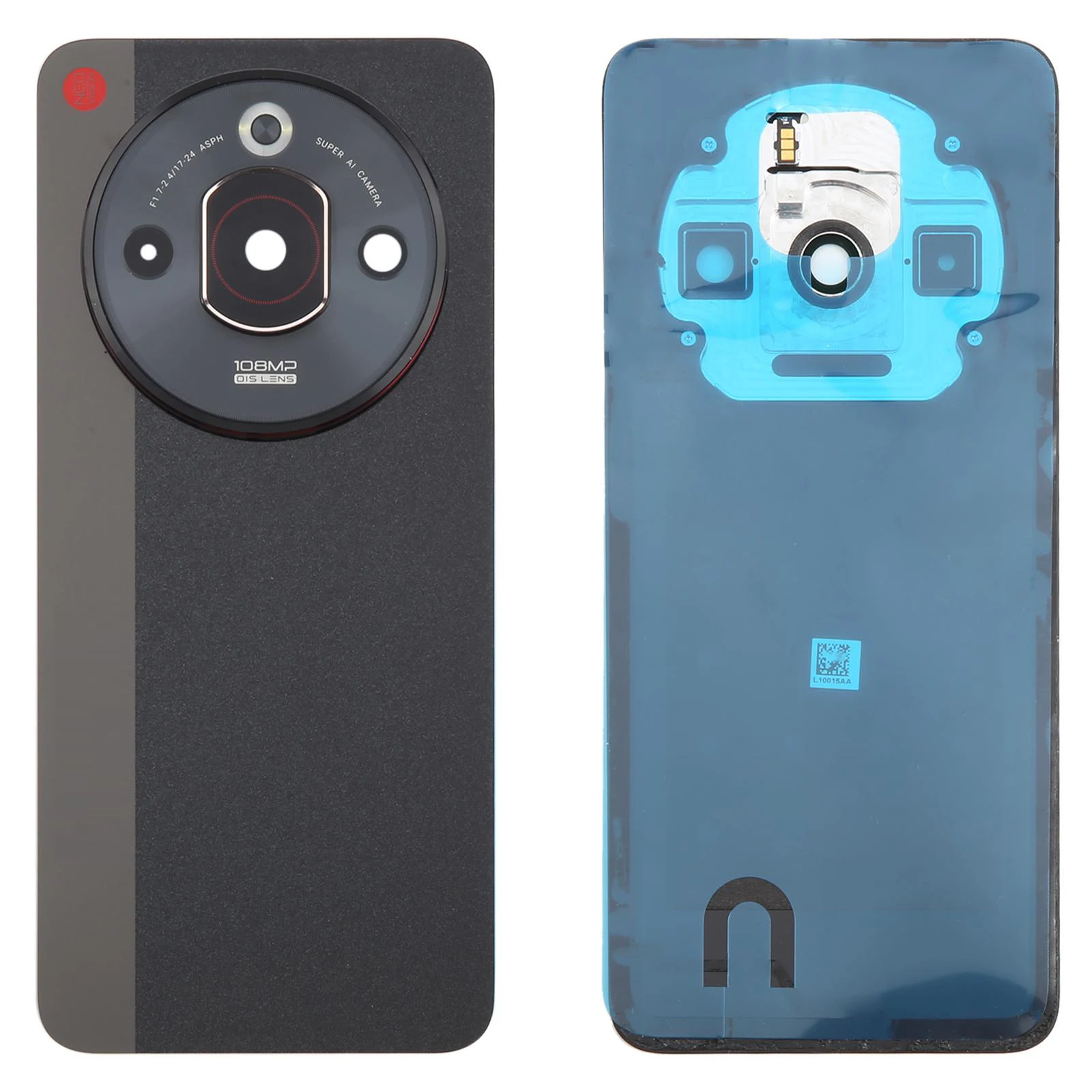 Battery Back Housing Cover For ZTE nubia Focus Pro 5G Z2351N Phone Rear Cover with Camera Lens Frame Replacement Part