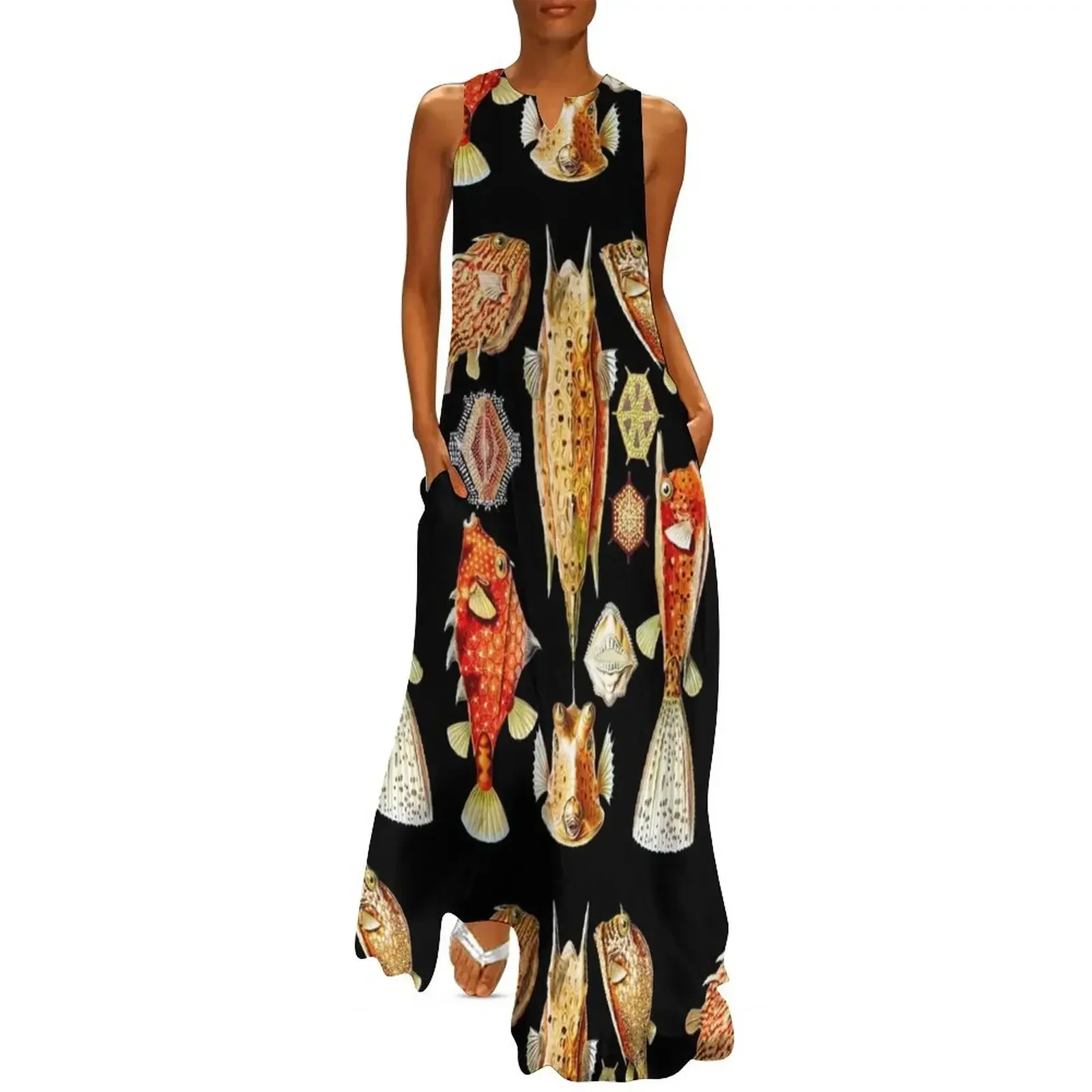 

Ostraciontes–Kofferfilche- Box fishes Ernst Haeckel Long Dress Dance dresses dresses for woman 2025 Women's evening dress Dress