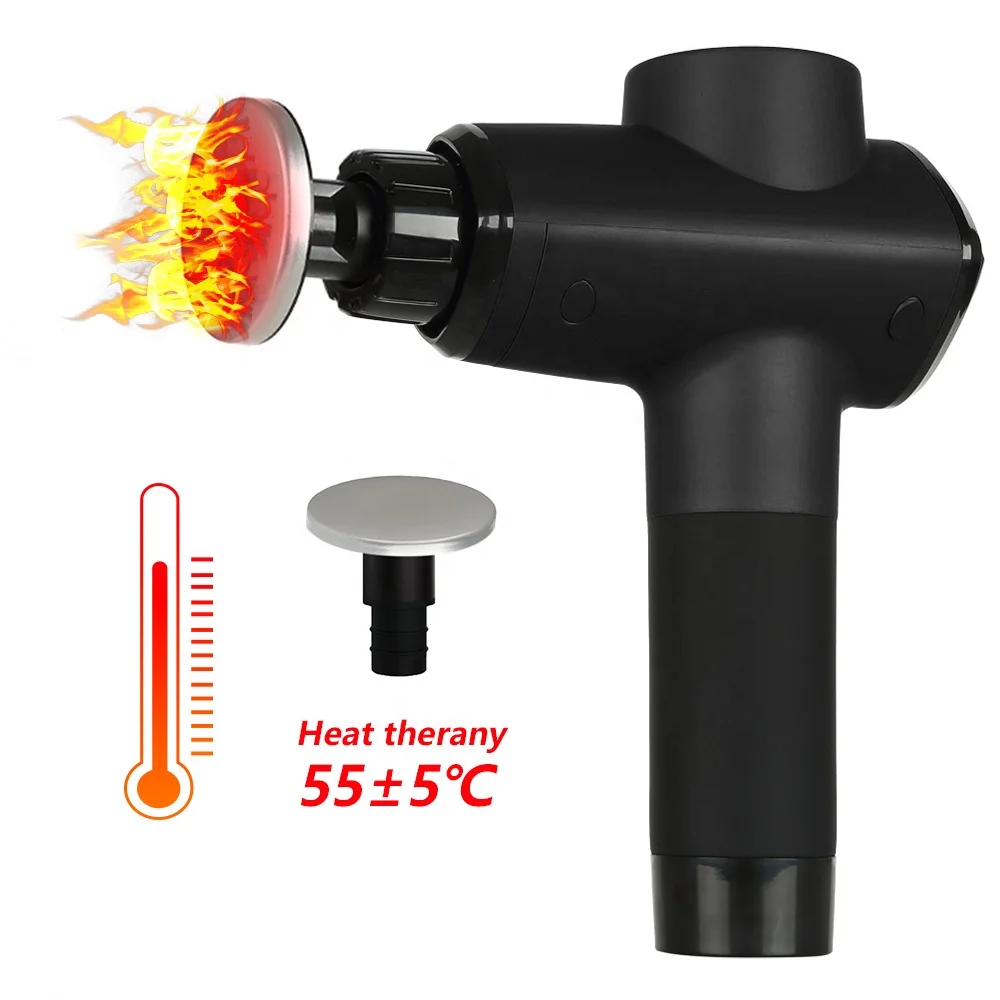Muscle Gun Massager, Professional Heat Gun, 20-Speed Adjustable, LCD Touch Screen, Percussion Massage Pistol, Deep Tissue Relief view 3