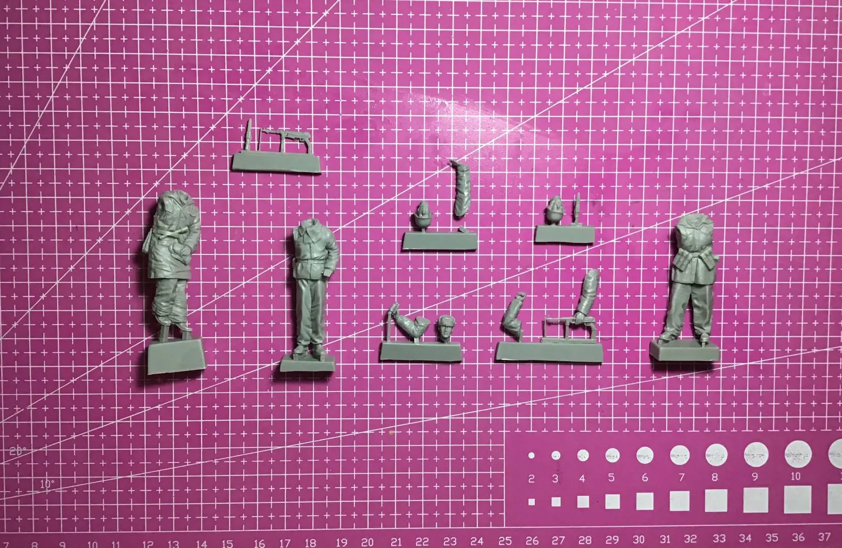 1/35 Resin-Modellfigur GK, unmontierter und unbemalter Bausatz