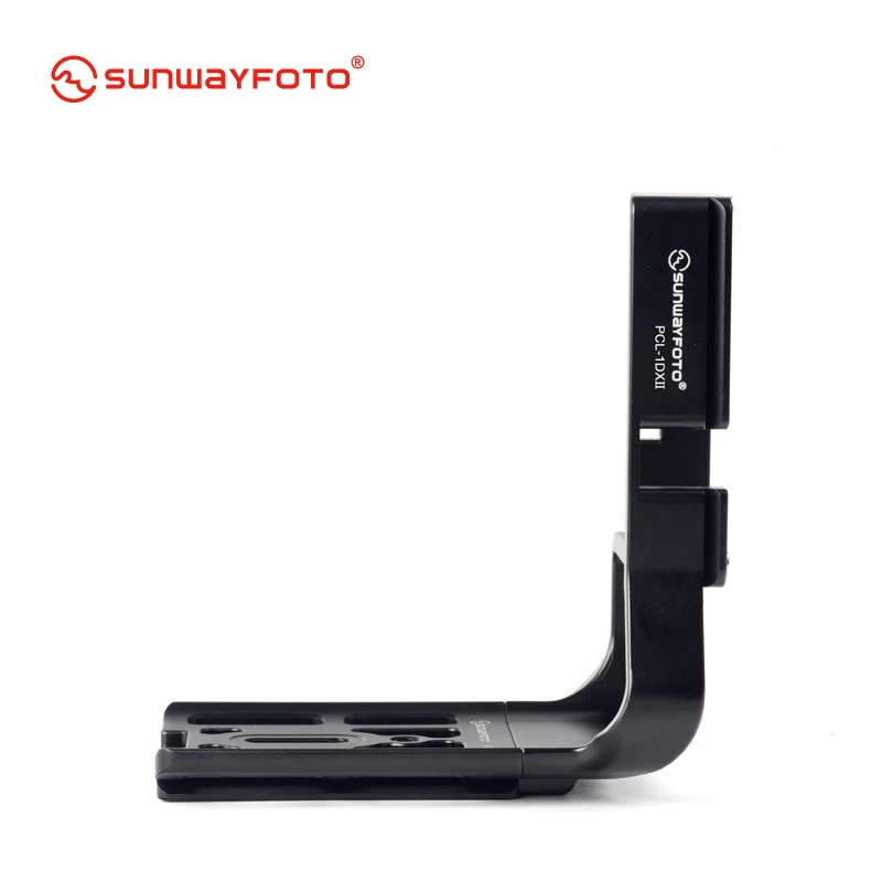 Imagem -03 - Sunwayfoto Tripé Cabeça Quick Release Plate para Canon 1dx 1dxii L-bracket Placa de Alumínio Específico