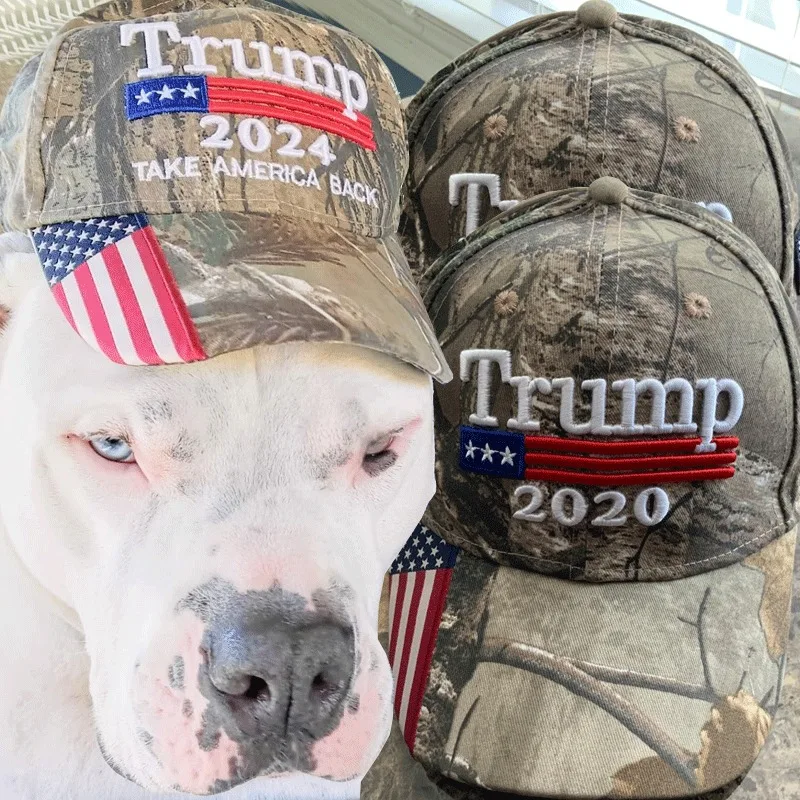 Hot Trump 2024 American Presidential Hat Make America Great Again Hat Donald Trump Republican Hat Cap MAGA Embroidered Mesh Cap