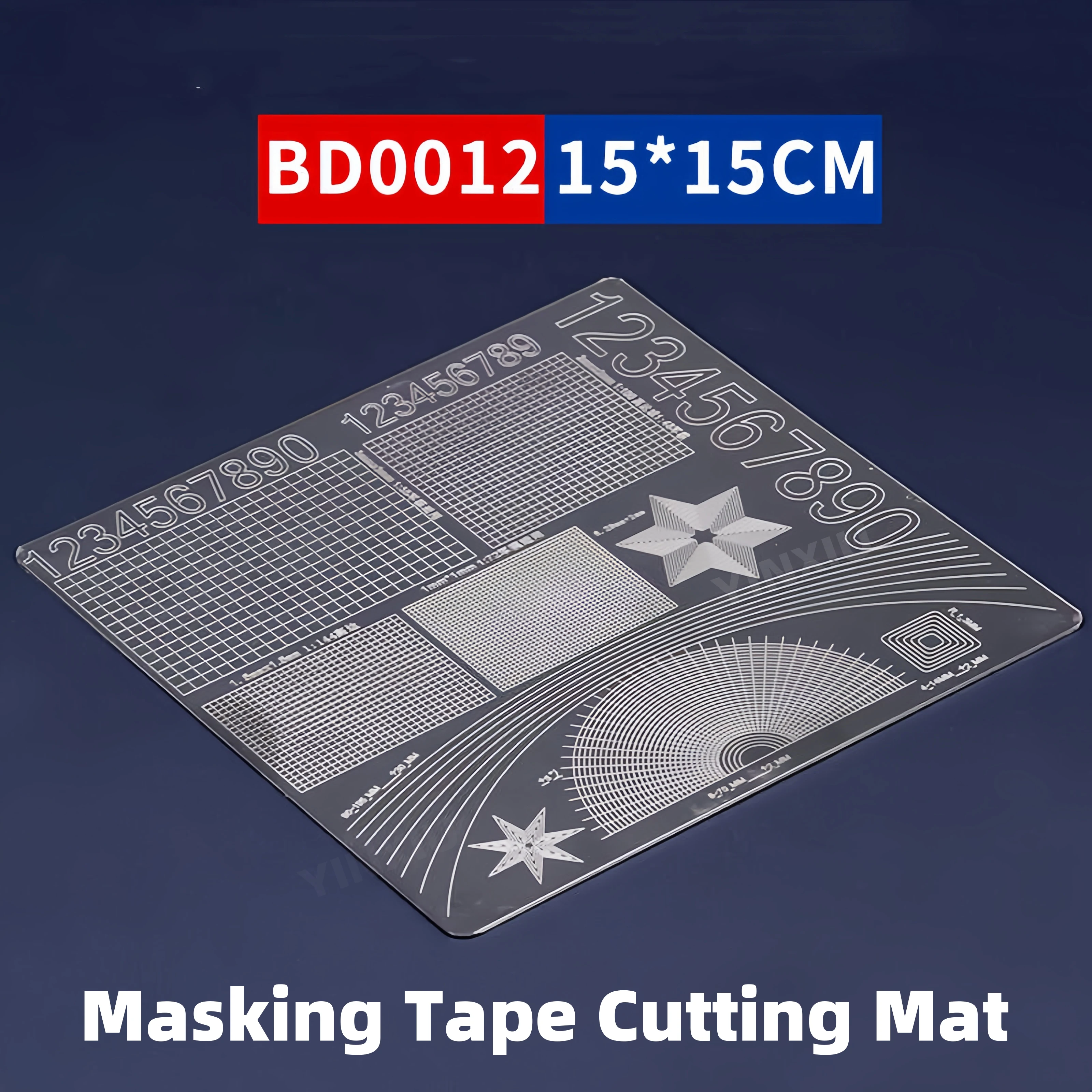 Border BD0012 Masking Tape Cutting Mat Camouflage Double-sided Board 15cm*15cm For Gundam Military Model Hobby DIY Accessories