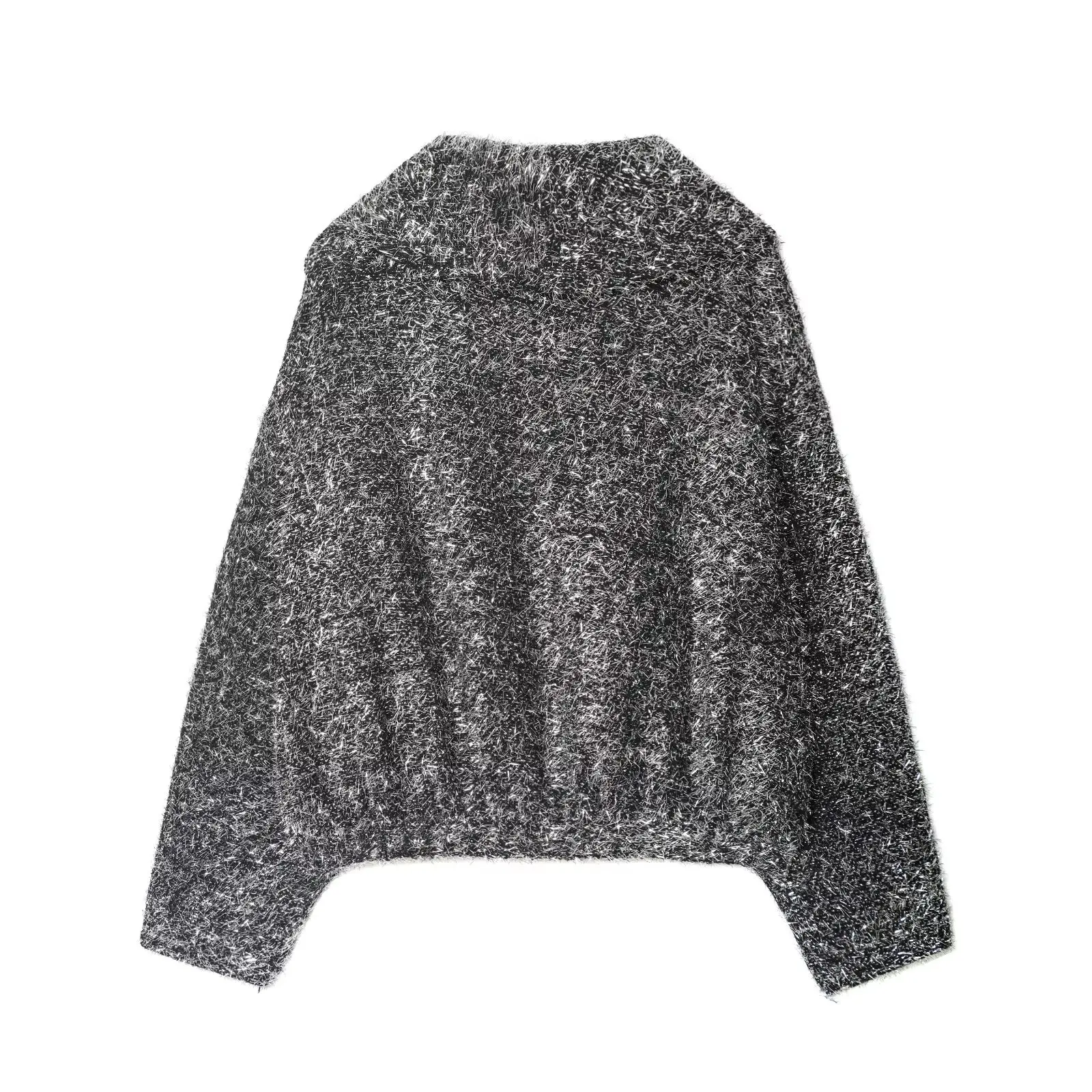 Faionable Pilot Jaet Bovenkleding in twee kleuren Metaalkleur Polyestervezel Dames Stand Fit Long Sve Ritssluiting