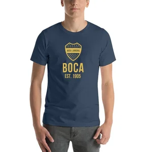 Golden Boca Juniors Herren -T -Shirt, ästhetische Kleidung, Sommerkleidung, glattes schwarzes T -Shirt 10 Hauptverkaufs -Boca -Junior -Pullover - №3