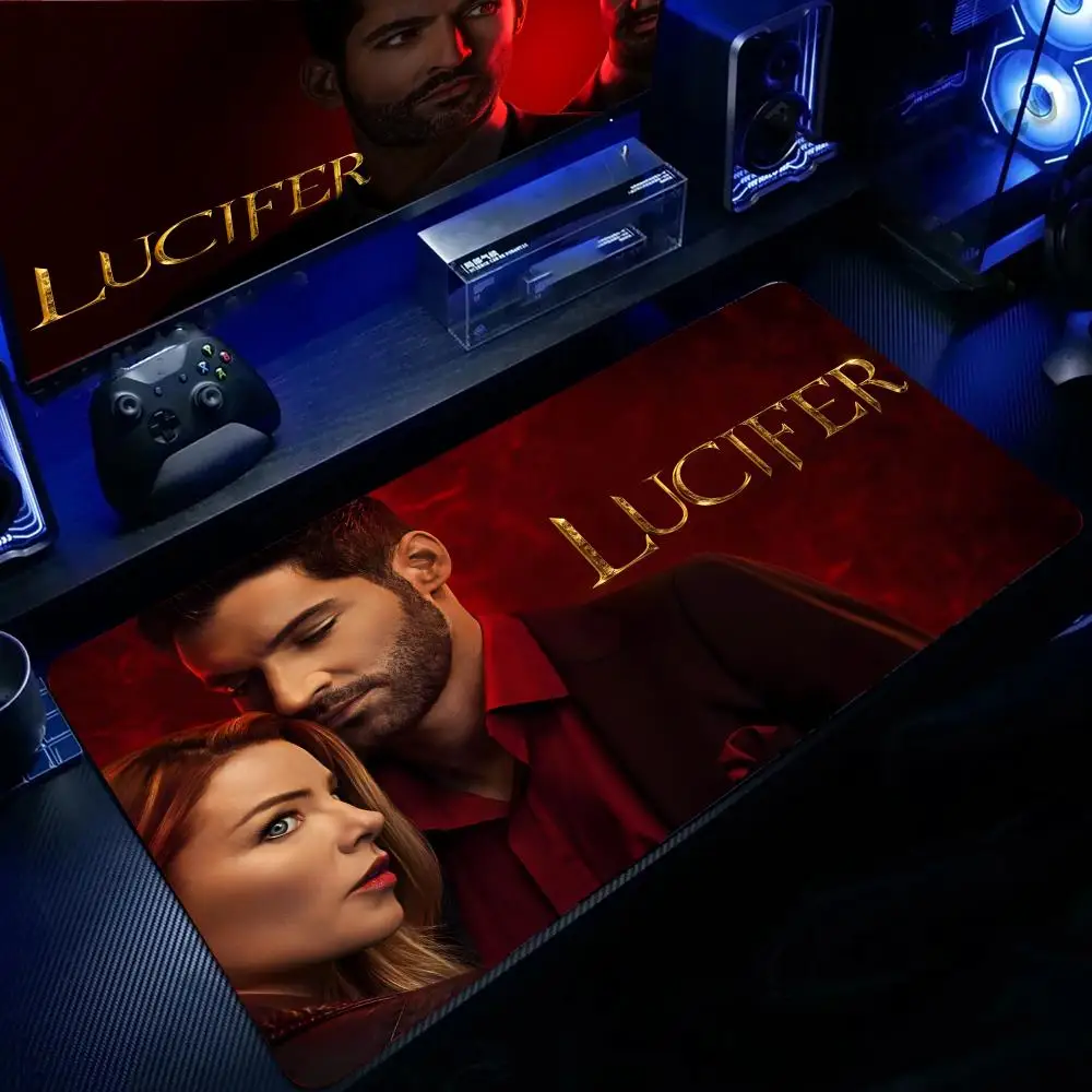 

Коврик для мыши Lucifer, большой игровой коврик для мыши с защитой от скольжения, утолщенный коврик для компьютерной клавиатуры, настольный коврик