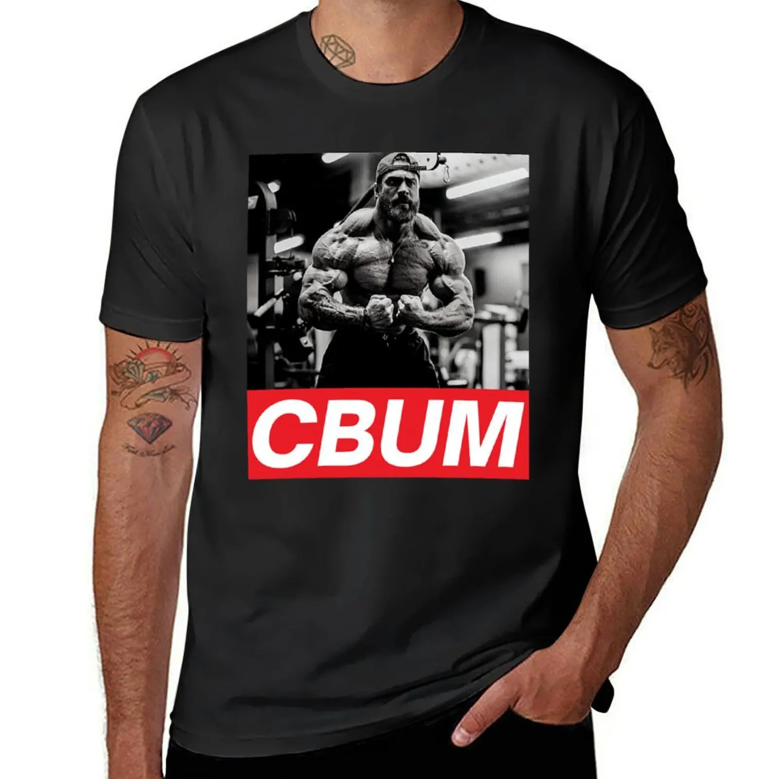 Chris Bumstead Quote Cbum Gym Motivation T-Shirt oversized vintage clothes vintage t shirt men