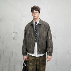 Autumn Bomber Jacket Men Women Streetwear Fashion Loose Casual Vintage Short Cargo Jacket Couple Coat Outerwear