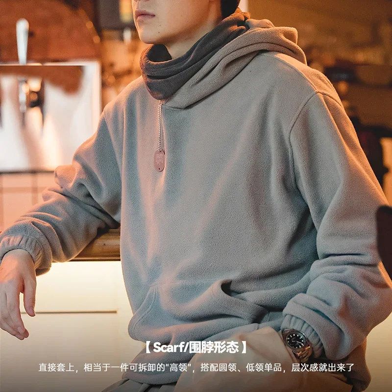 Maden الرجال في الهواء الطلق رمادي التدفئة وشاح ل يندبروف الشتاء الدافئة وشاح للرقبة الدراجات نصف غطاء الوجه دراجة خارجية قبعة الأوشحة