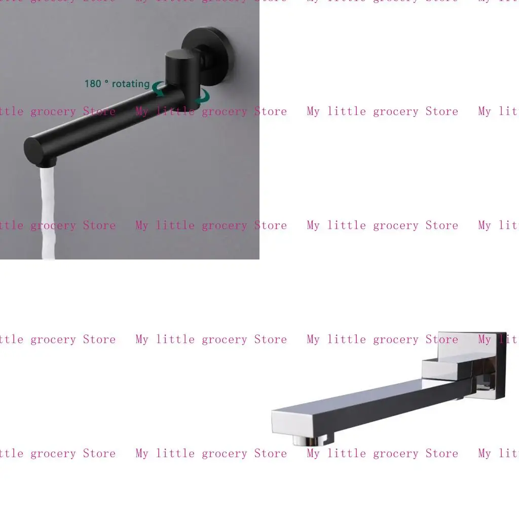 

D5BD стены монтированного смесителя из норки из латунной кран аксессуары ванная комната заменить ванну из хромового отделка