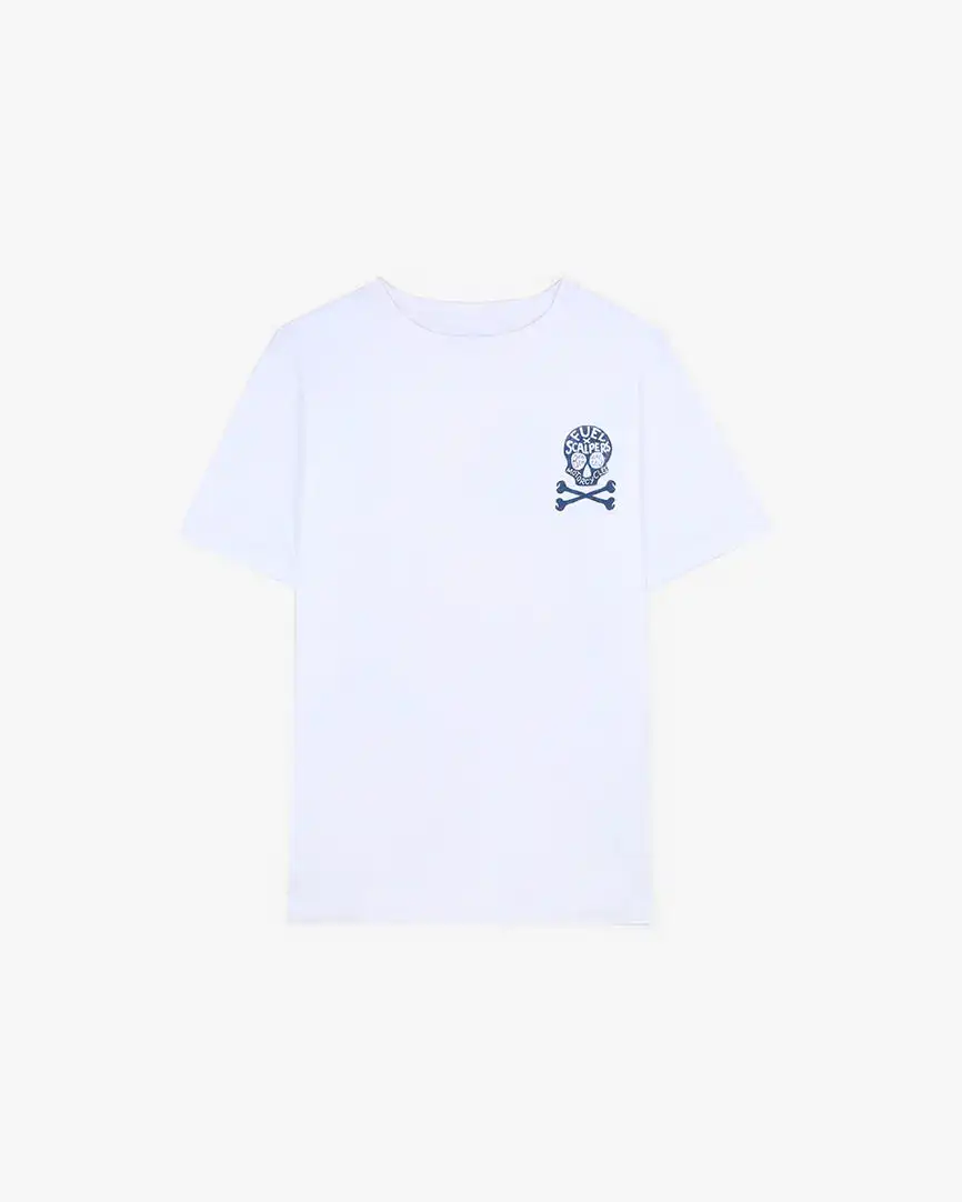 Camiseta Fuel X Scalpers FXS con estampado de patrón periférico, camiseta de algodón de marca de lujo de verano para hombres y mujeres, camiseta de manga corta